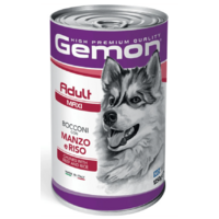 GEMON konzerva adult maxi pre psy hovädzie a ryža 1250 g